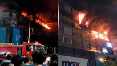 Ahmedabad Fire: Major Blaze Breaks Out at Mall in Gujarat, Doused Off (Watch Video)
