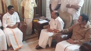 Lok Sabha Elections 2024: BJP Seals Seat-Sharing Deal With S Ramadoss-Headed Pattali Makkal Katchi Party in Tamil Nadu (Watch Video)