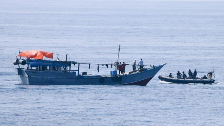 Indian Navy Warships Provide Humanitarian Assistance to Seafarers in Arabian Sea (See Pics)