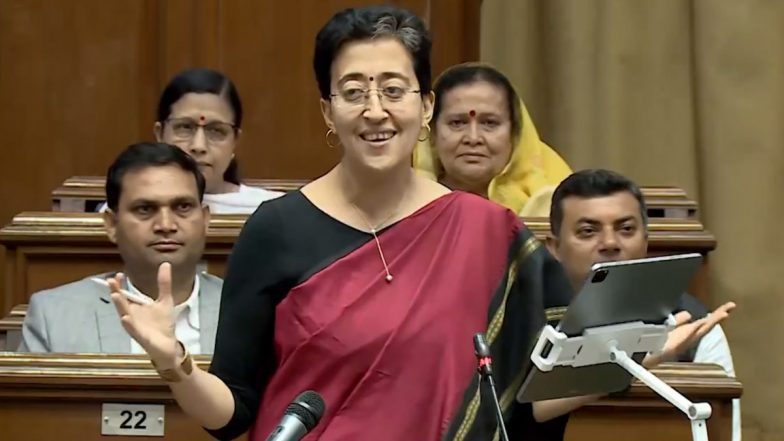 Delhi Budget 2024: Finance Minister Atishi Presents 10th Annual Budget of Arvind Kejriwal Government at Vidhan Sabha (Watch Video)