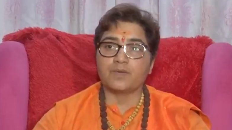 Madhya Pradesh: After Ticket Denied From Bhopal, Sadhvi Pragya Claims That Illegal Liquor Shop in Khajuriya Belongs to BJP MLA Sudesh Rai, Says ‘I Feel Ashamed’ (Watch Video)