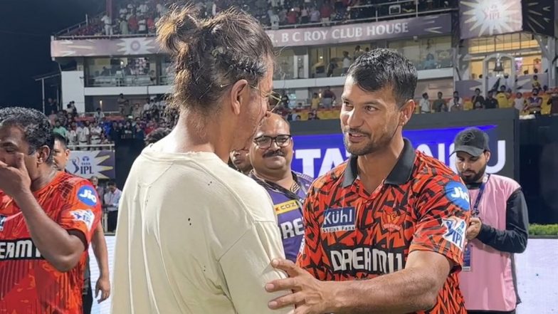 ‘Don Ko Pakadana Mumkin Hai’ Mayank Agarwal Meets Shah Rukh Khan At Eden Gardens After KKR vs SRH IPL 2024 Match, Shares Picture