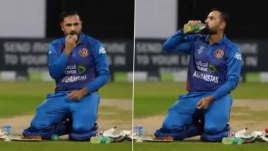 Ramadan 2024: Afghanistan Players Break Fast on Field During 3rd ODI vs Ireland, Video Goes Viral