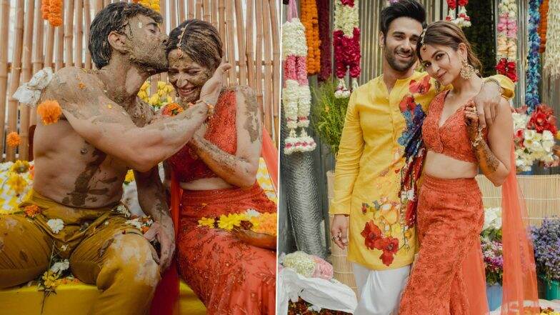 Newlyweds Kriti Kharbanda and Pulkit Samrat Opt for Multani Mitti in Haldi Ceremony, Share Pics On Insta!