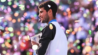 Carlos Alcaraz Defeats Daniil Medvedev To Defend His Indian Wells Open 2024 Title; Iga Swiatek Beats Maria Sakkari for Women’s Trophy