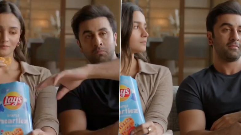 Ranbir Kapoor and Alia Bhatt's Camaraderie Shines in New Ad of Popular Chips Brand (Watch Video)