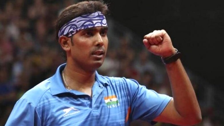 Achanta Sharath Kamal at Paris Olympics 2024, Table Tennis Free Live Streaming Online: Know TV Channel and Telecast Details for Men's Singles Round of 64 Match