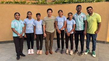 Sachin Tendulkar Shares His Inspirational Story With Young Athletes From Mann Deshi Champions Program