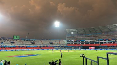 IPL 2024: Security Tightens at Rajiv Gandhi International Stadium Ahead of Sunrisers Hyderabad vs Mumbai Indians Match
