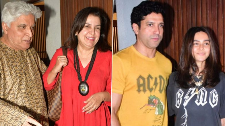 Farhan Akhtar-Shibani Dandekar, Javed Akhtar and Farah Khan Attend Zoya Akhtar’s Party (See Pic)