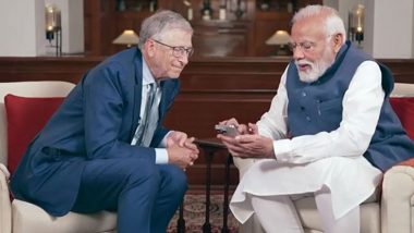 PM Narendra Modi-Bill Gates in Freewheeling Chat, AI to Climate Change Discussed (Watch Video)