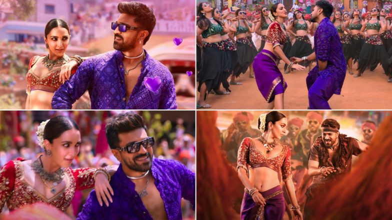 Game Changer Song 'Jaragandi': On Ram Charan's Birthday, Makers Drop Vibrant New Track From Shankar's Film Featuring Kiara Advani (Watch Lyrical Video)