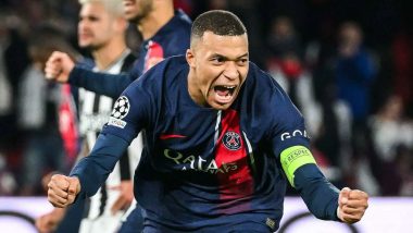 Kylian Mbappe Surpasses Lionel Messi in Champions League Knock-Out Stage Away Goals Record, Achieves Feat in Real Sociedad vs PSG UCL Match