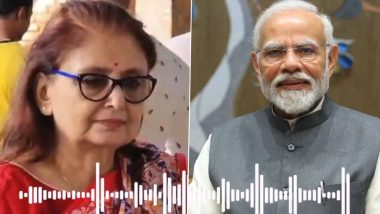 PM Narendra Modi Speaks to BJP Candidate 'Rajmata' Amrita Roy on Phone Call, Says West Bengal Will Vote for 'Parivartan'