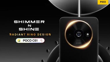 POCO C61 Launch Date Confirmed: Know Specifications, Features and Expected Price of POCO’s Budget Smartphone Ahead of March 26