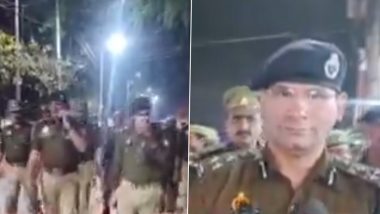 Uttar Pradesh: Gautam Buddh Nagar Police Conducts Flag March in Noida Following Centre's Announcement of Implementing CAA (Watch Video)