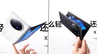Vivo X Fold 3, Vivo X Fold 3 Pro Launched in China, Launch in India Expected Soon; Check Specifications, Features and Anticipated Prices of Upcoming Vivo Foldable Smartphones