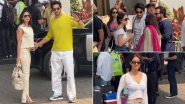 Kareena Kapoor, Sara Ali Khan, Sidharth Malhotra-Kiara Advani & Other B-town Celebs Jet Off to Jamnagar for Anant Ambani and Radhika Merchant's Pre-Wedding Bash (Watch Videos)