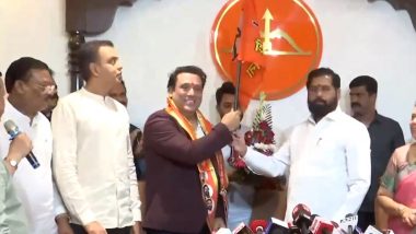 [5:08 PM] Sreeju Nair Govinda Joins Eknath Shinde Led-Shiv Sena Party Ahead of Lok Sabha Elections 2024 (Watch Video)