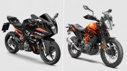 KTM RC 2024 and KTM Adventure 2024 New Models Launched With Fresh Colour Options; Check New Shades and Other Details