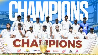 Mumbai's Ranji Trophy 2023-24 Winning Team to Receive Additional Rs 5 Crore as MCA Doubles Prize Money