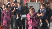 Ranbir Kapoor-Alia Bhatt, Along With Their Daughter Raha, Leave Jamnagar After Attending the Pre-Wedding Celebrations of Anant Ambani and Radhika Merchant (Watch Video)