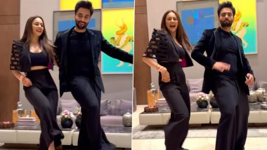 Newlyweds Rakul Preet Singh and Jackky Bhagnani Show Off Their Dance Moves to ‘Mast Malang Jhoom’ From Bade Miyan Chote Miyan (Watch Video)