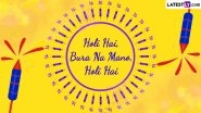 Happy Holi 2024 Wishes & Messages: Facebook Greetings, WhatsApp DPs and Status, Images and HD Wallpapers For Family and Friends