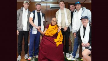 England Cricket Team Members Meet Dalai Lamai Ahead of IND vs ENG 5th Test 2024 in Dharamshala