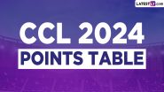 CCL 2024 Points Table Updated: Celebrity Cricket League Fixtures, Complete Schedule and Latest Team Standings