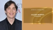Oscars 2024: Cillian Murphy Takes Home Best Actor Award for Oppenheimer