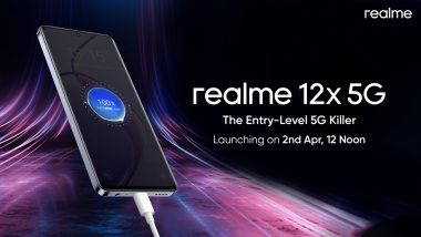 Realme 12X 5G To Launch on April 2: Know Expected Specifications and Features of Realme Upcoming Smartphone