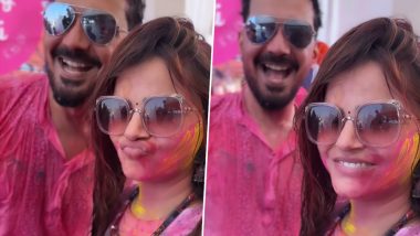 Rubina Dilaik and Abhinav Shukla’s Holi 2024 Is About Colourful Love and Joyful Friendships – Watch the Video of Their Fun-Filled Celebration!