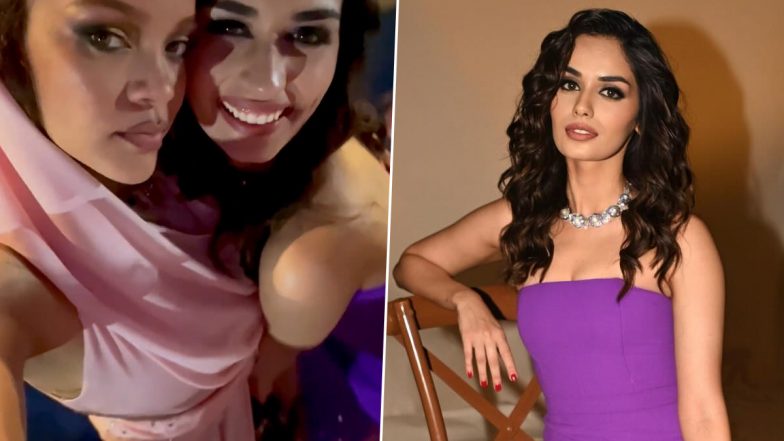 Manushi Chhillar Meets Rihanna! Actress Is Over the Moon After Seeing RiRi Perform Live at Anant-Radhika's Pre-Wedding Gala (See Pics & Videos)