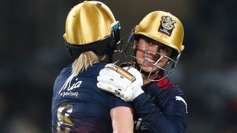 UPW-W vs RCB-W WPL 2024: Smriti Mandhana and Ellyse Perry Power Royal Challengers Bangalore to Massive 198