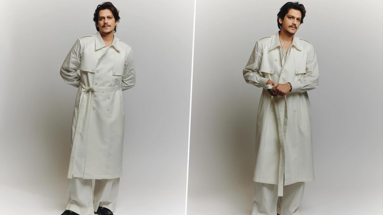 Vijay Varma Rocks ‘Gentleman’ Look in a Trench Coat, Says ‘Are You Ready for Mirzapur 3’ (View Pics)