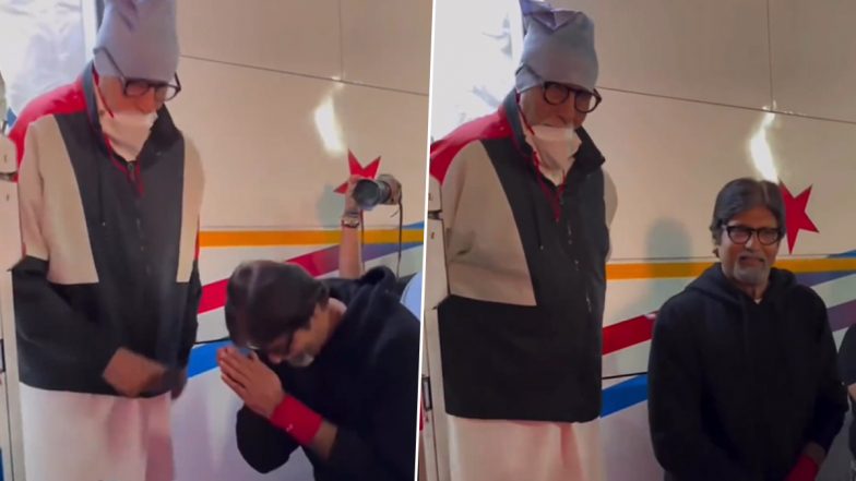 Amitabh Bachchan’s Lookalike Meets Megastar and Seeks His Blessings; Here’s What Happened Next (Watch Video)