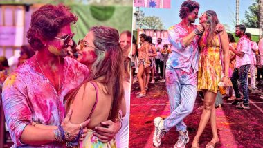 Sargun Mehta and Ravi Dubey Are Completely Drenched in Festive Colours As They Radiate Love in Vibrant Holi Celebration Pictures (See Pics)