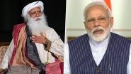 Sadhguru Brain Surgery: PM Narendra Modi Wishes Speedy Recovery to Sadhguru Jaggi Vasudev After &lsquo;Life-Threatening Situation&rsquo;