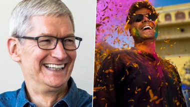 Holi Wishes 2024: Apple CEO Tim Cook Extends Holi Wishes by Sharing ‘Shot on iPhone’ Picture