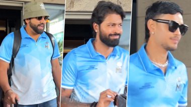 Rohit Sharma, Ishan Kishan, Hardik Pandya and Other MI Players Return to Mumbai for Home Games in IPL 2024