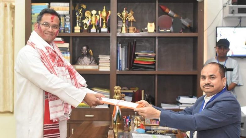 Lok Sabha Elections 2024: Congress Leader Gaurav Gogoi Files Nomination From Jorhat LS Seat (See Pics)