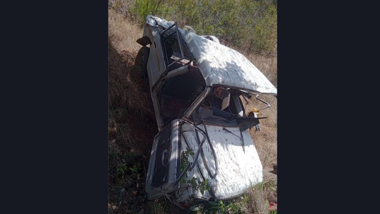 Uttarakhand Road Accident: Two Dead, Eight Injured As Car Plunges Into Gorge in Tehri Garhwal (See Pics)