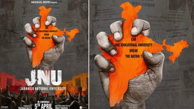 JNU First Poster OUT! Urvashi Rautela, Siddharth Bodke, Ravi Kishan, Sonnalli Seygall’s Film To Arrive in Theatres on April 5 (View Pic)