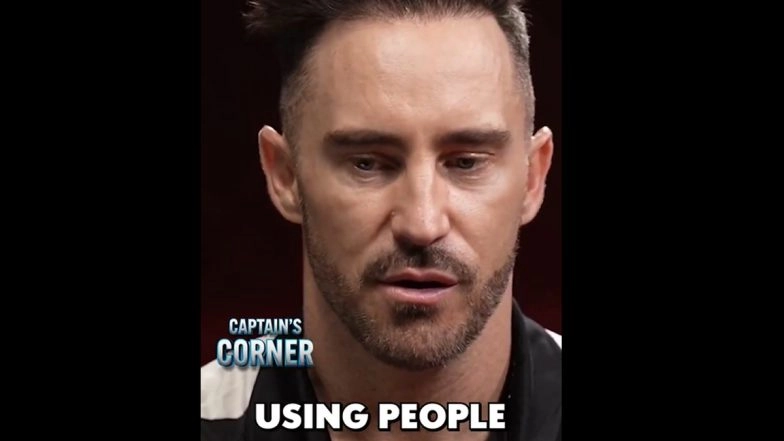 ‘I Love Using People With Strong Personalities’ RCB Captain Faf du Plessis Talks Importance of Powerful Characters in Team Ahead of IPL 2024 Clash Against KKR