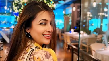 Divyanka Tripathi Visualises Sunshine and Manifests Memories As She Poses Happily in Yellow Dress With Floral Prints (View Pics)