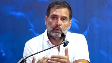 Congress on BJP Manifesto for Lok Sabha Elections 2024: Rahul Gandhi Slams BJP for Not Focusing on Inflation and Unemployment in Its Manifesto