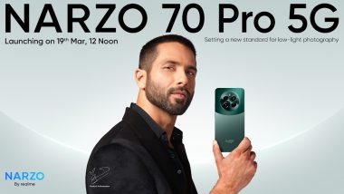 Realme NARZO 70 Pro 5G Launch Confirmed for March 19, to Sport Sony IMX890 OIS Camera; Check Other Expected Specifications and Features