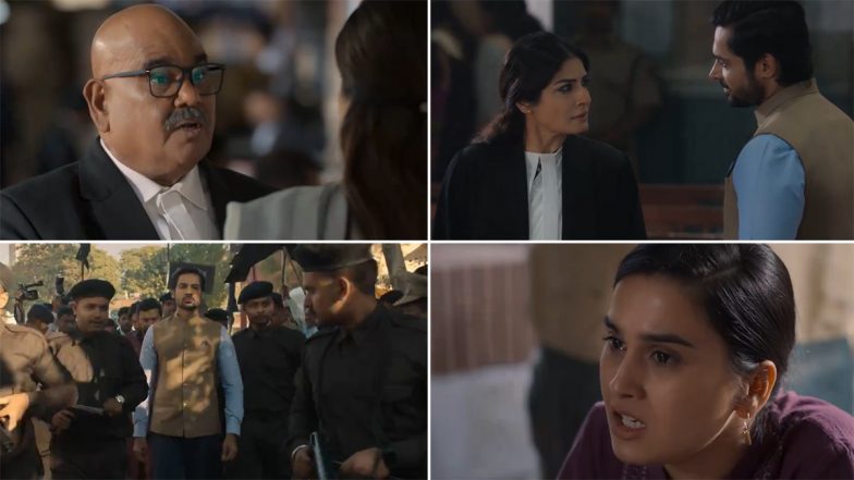 Patna Shuklla Trailer: Raveena Tandon As Lawyer Tanvi Fights for Justice; Arbaaz Khan’s Film To Stream on Disney+ Hotstar From March 29 (Watch Video)