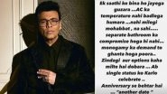 Karan Johar Is Happy Being Single, RARKPK Producer Says &lsquo;Ek Saathi Ke Bina Ho Jayega Guzara&rsquo;